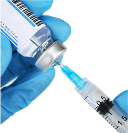 Vaccine syringe